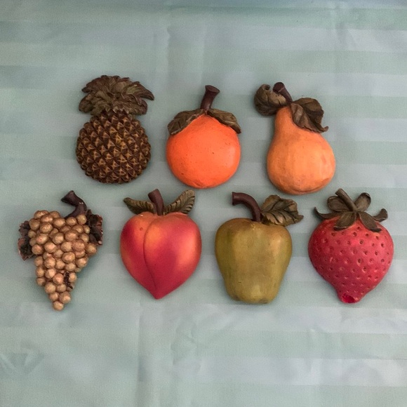 Colorful Fruit Wall Decor Set - Picture 1 of 17